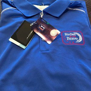 New! Nike Golf Dry-fit polo shirt. Royal Blue. L